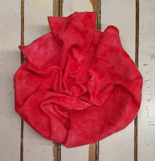 RED 02 M Hand Dyed Wool