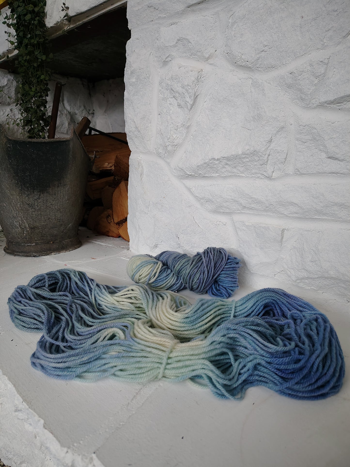 Hand Dyed Wool Yarn