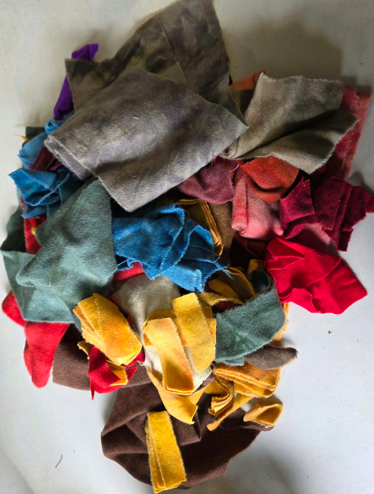 Hand Dyed Wool Grab Bag 1lb