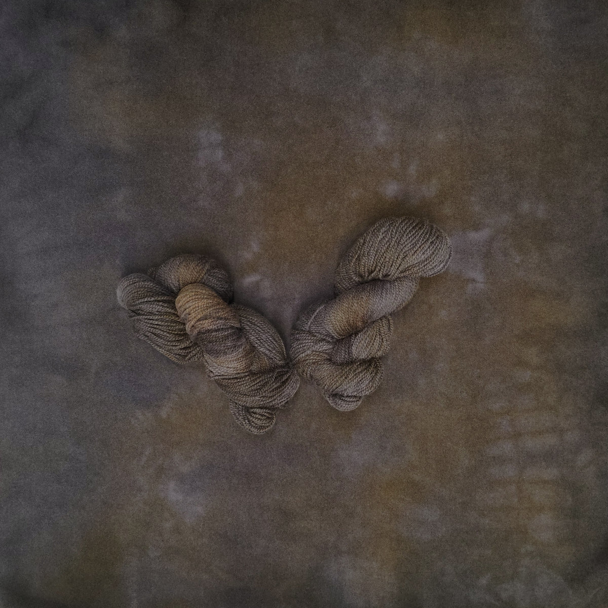 DARK BARK Hand Dyed Wool