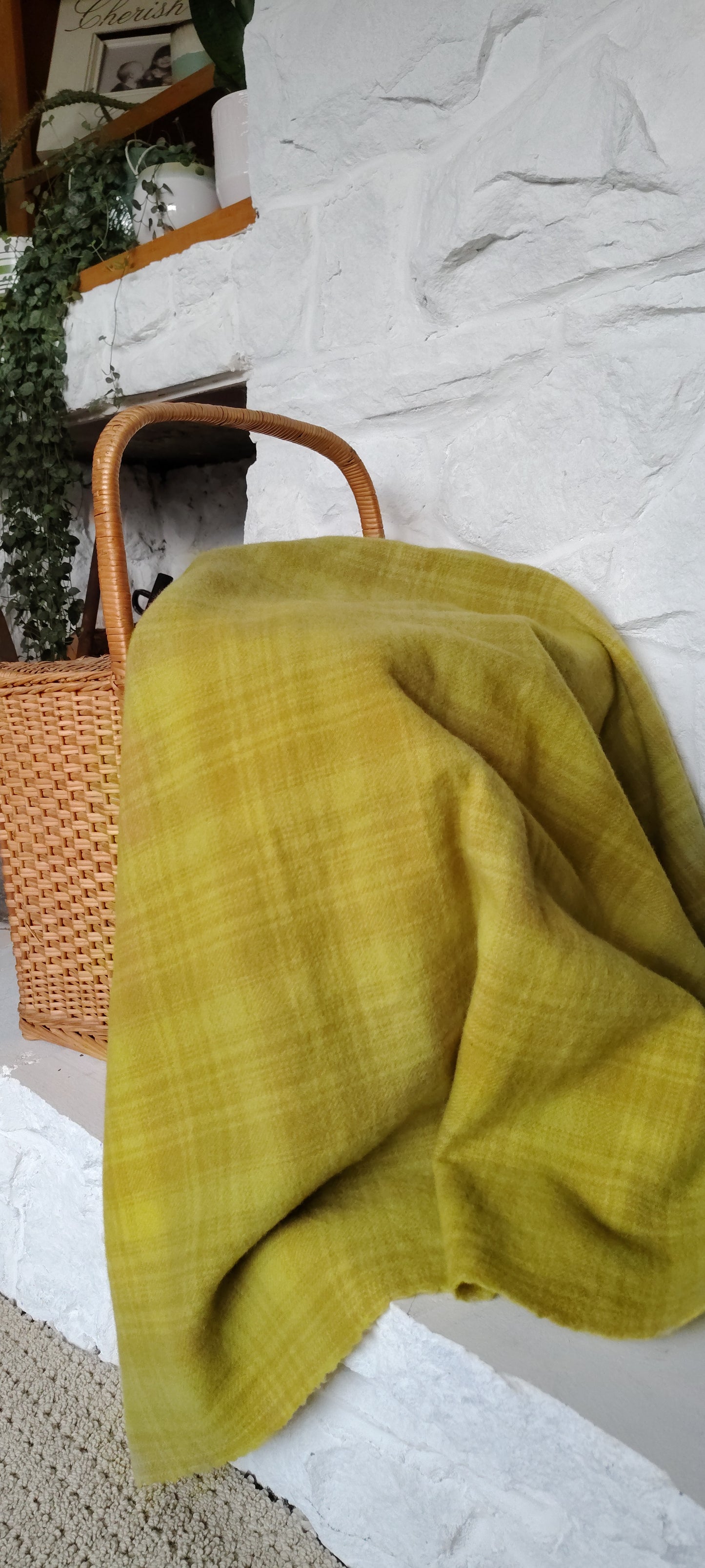 Grasshopper Hand Dyed Plaid Wool