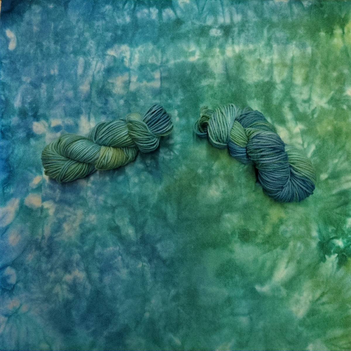 Tropical Sea Hand Dyed Wool
