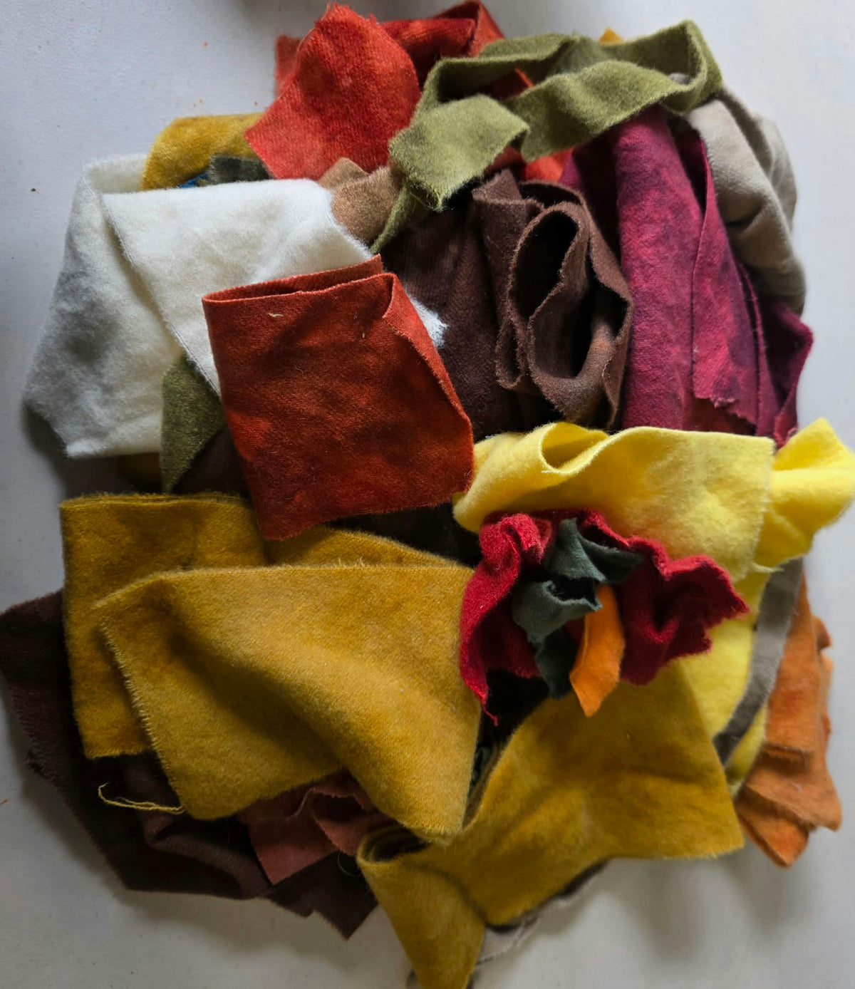 Hand Dyed Wool Grab Bag 1lb