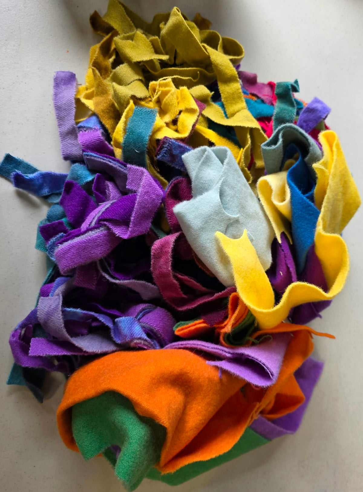 Hand Dyed Wool Grab Bag 1lb