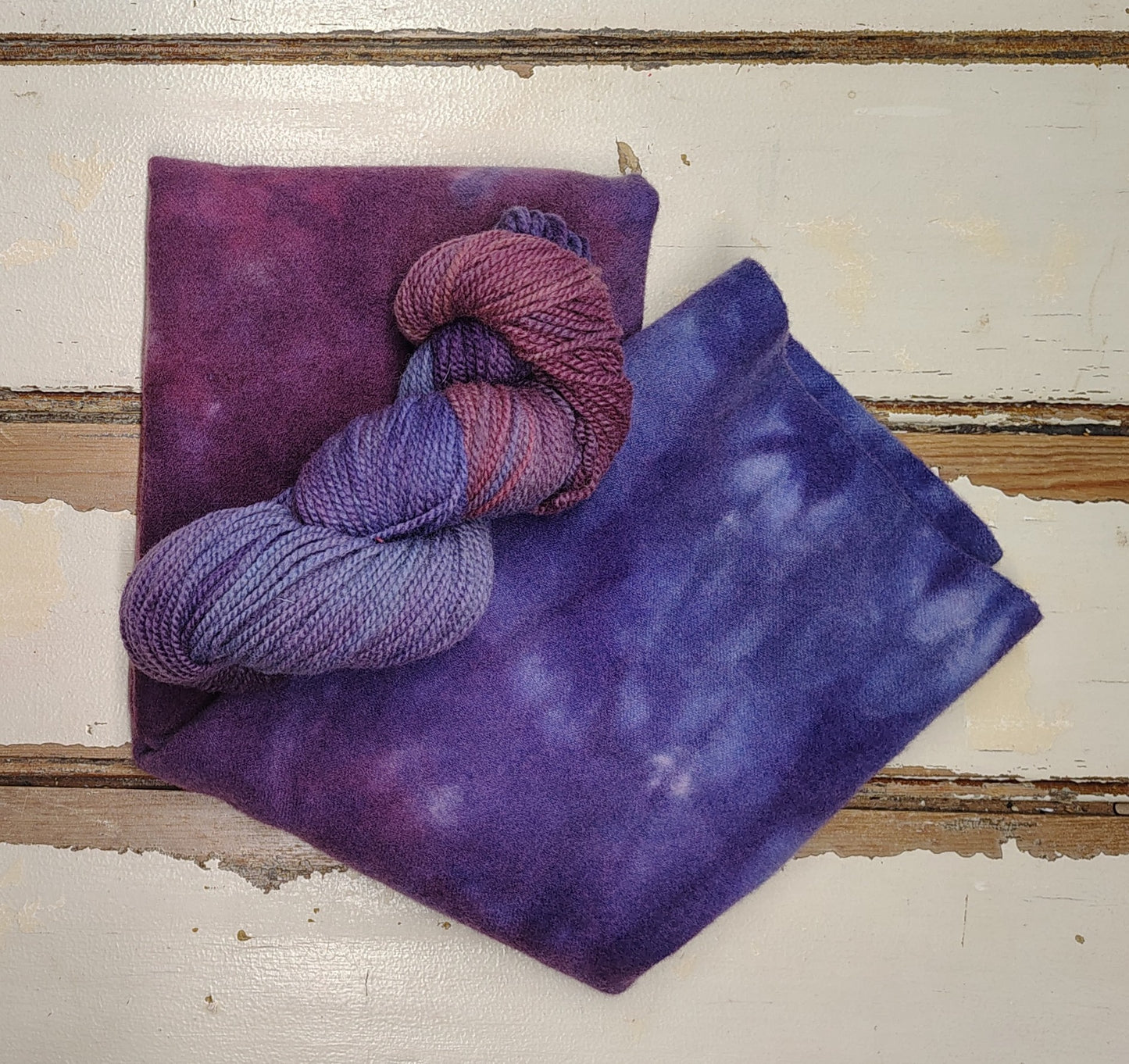 Harmonious Hydrangea Hand Dyed Wool Yarn