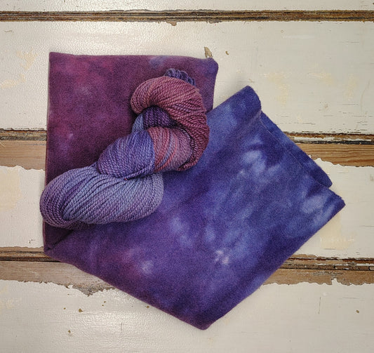 Harmonious Hydrangea Hand Dyed Wool Yarn