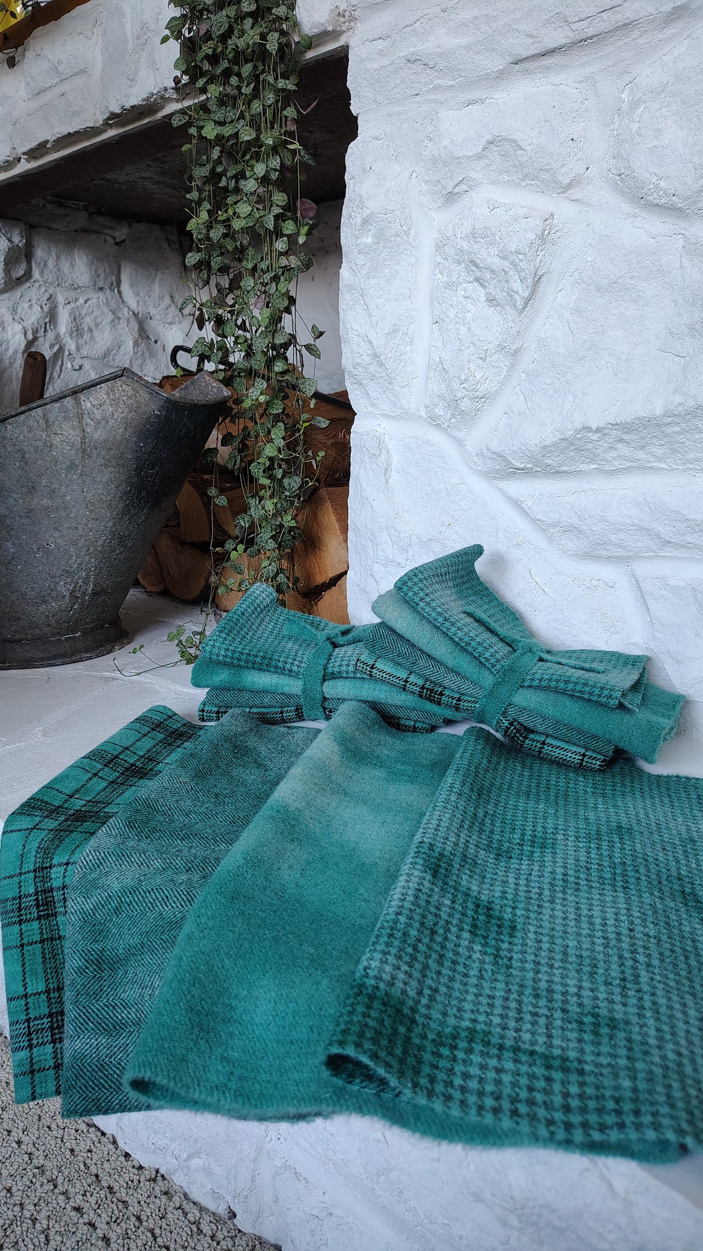 Mallard Hand Dyed Wool Fat Eighth Bundle