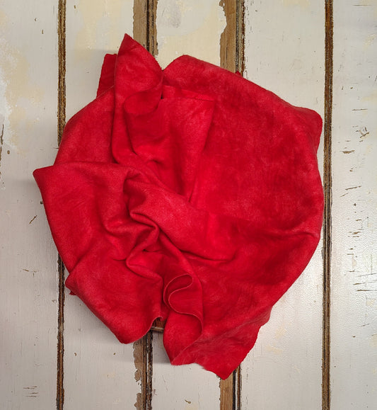 RED 01 M Hand Dyed Wool