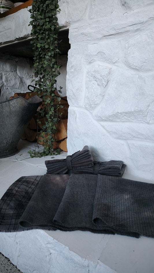 Old Smoke Hand Dyed Wool Fat Sixteenth Bundle