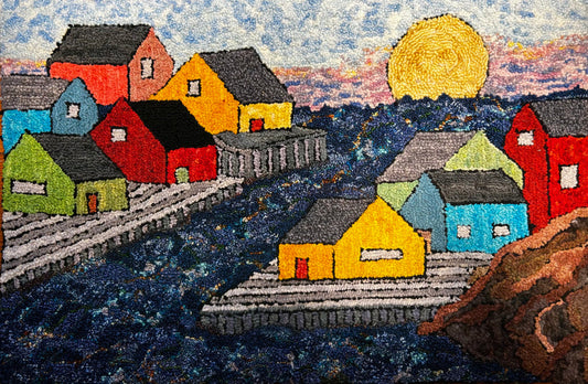 Shanties & Swells Pattern on Linen