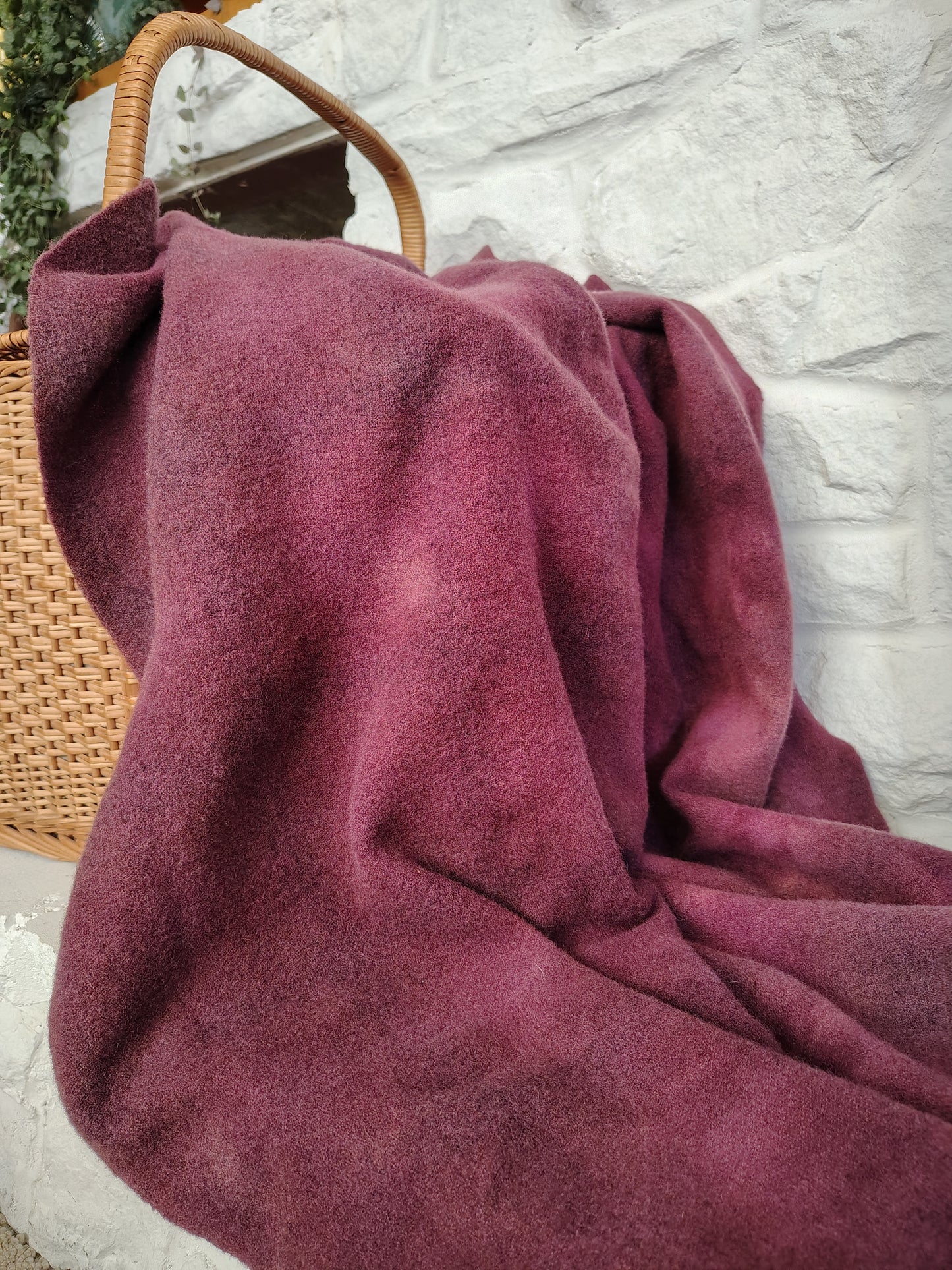 Plum Hand Dyed Wool Fat Sixteenth Bundle