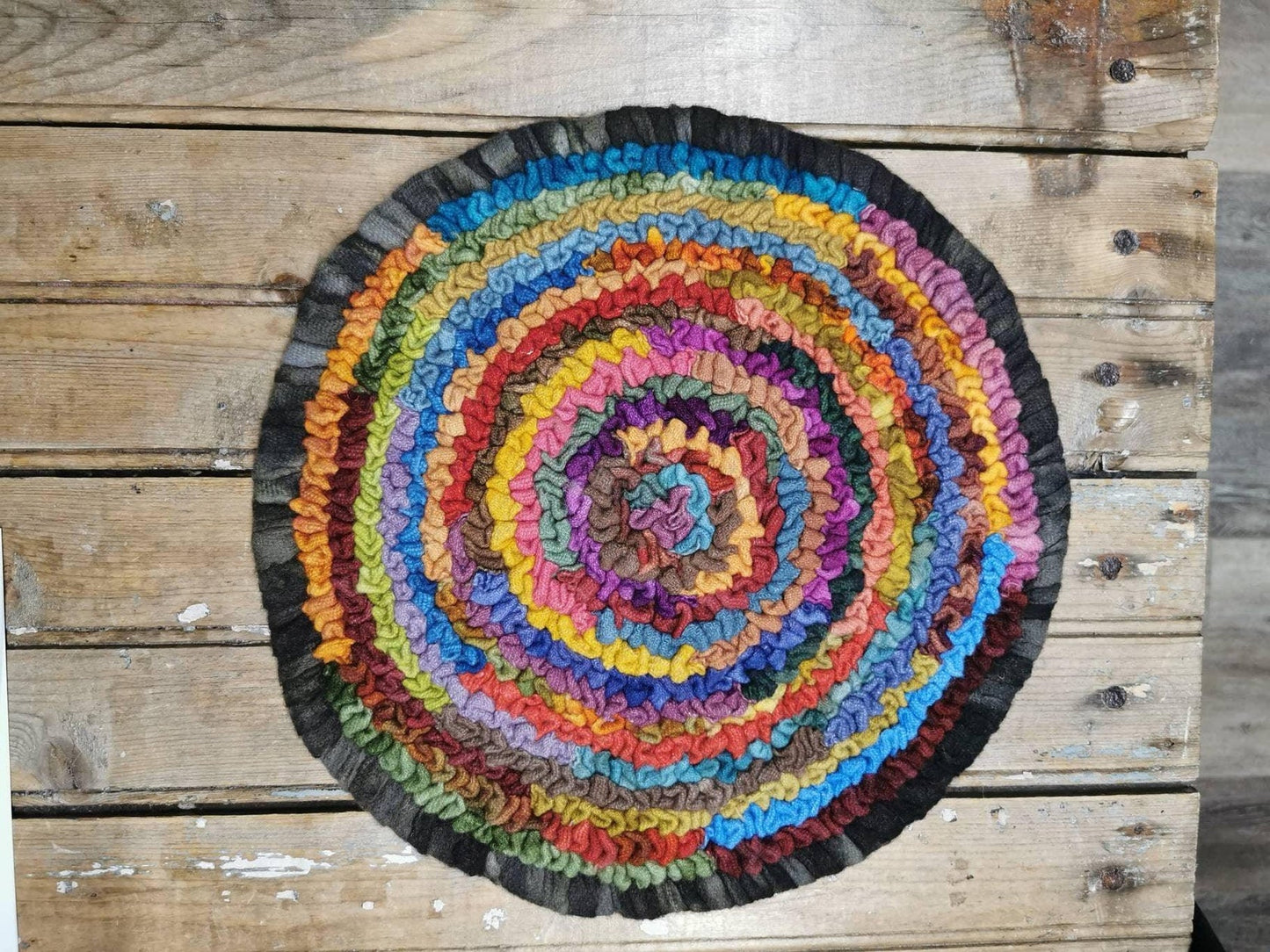CLEARANCE | 1/2" Wide | 1lb Wool Strips B | Hand Dyed