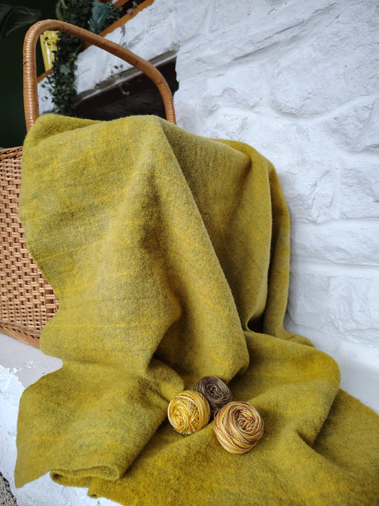 Saffron Hand Dyed BP Wool