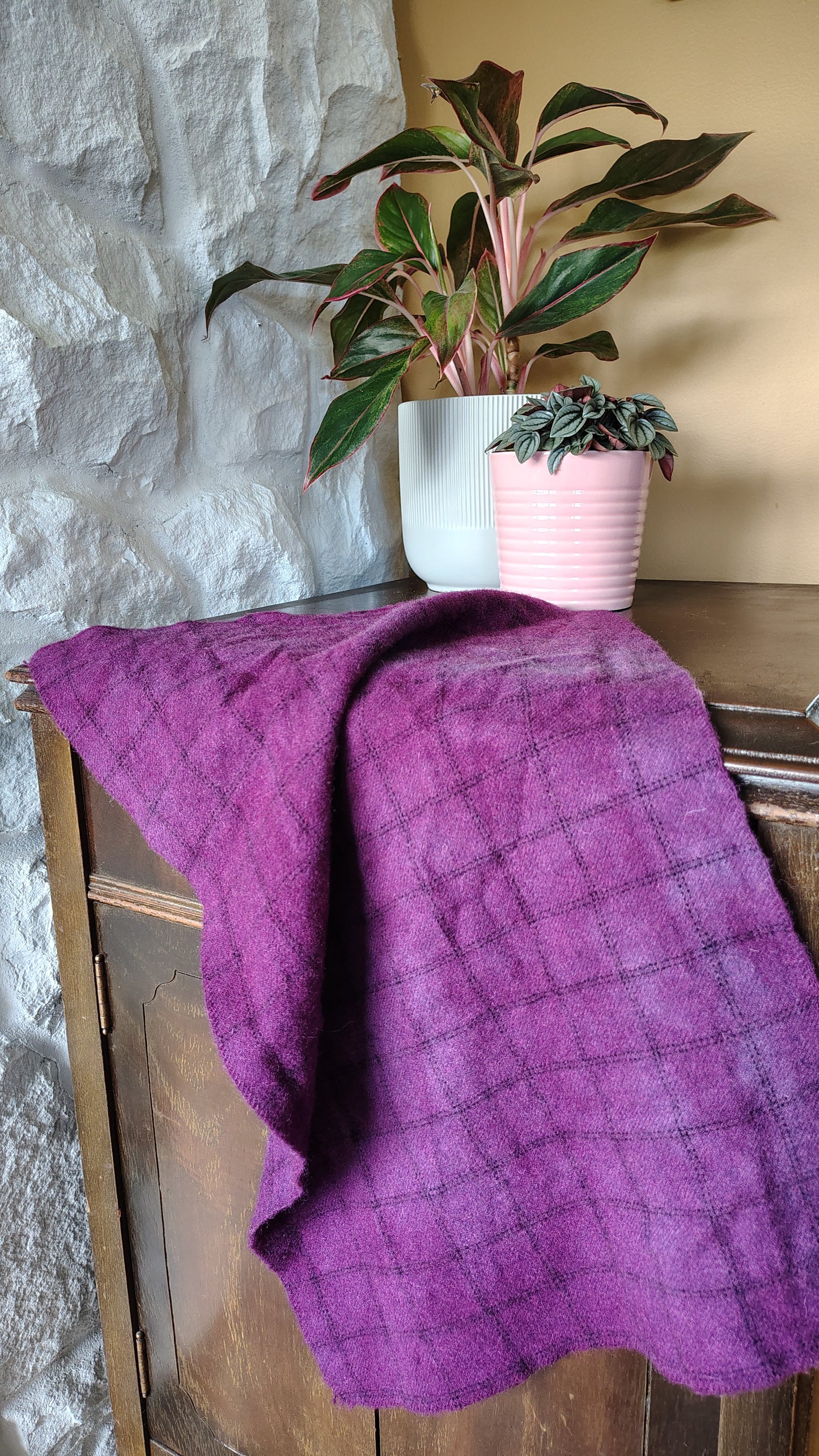 BWP Burgundy Hand Dyed Quarter Yard