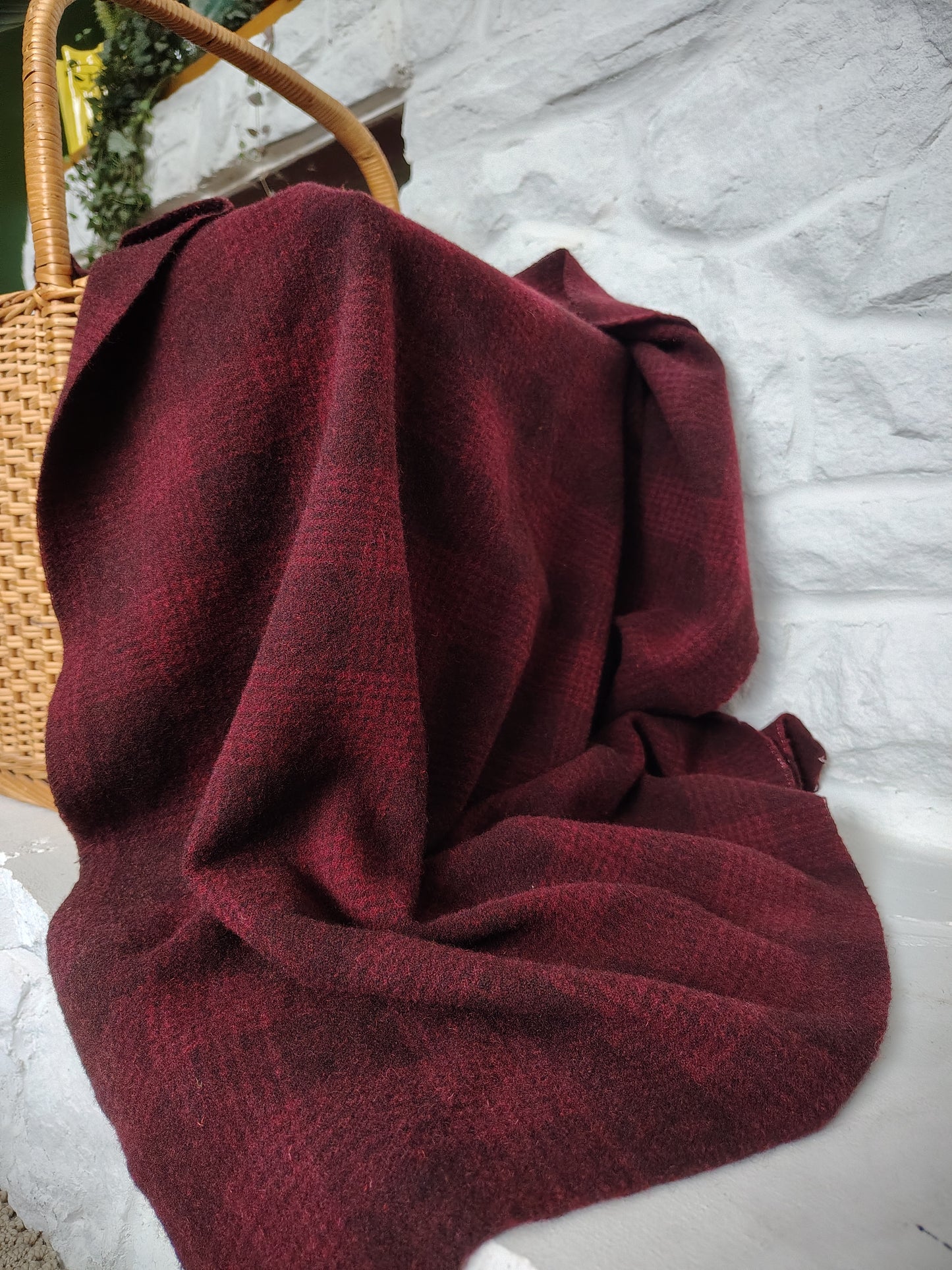 Bright Red Hand Dyed Wool Fat Sixteenth Bundle