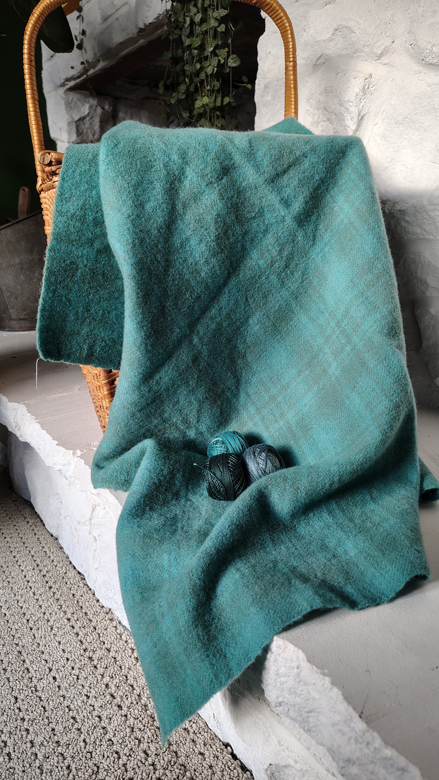 Mallard Hand Dyed Plaid Wool
