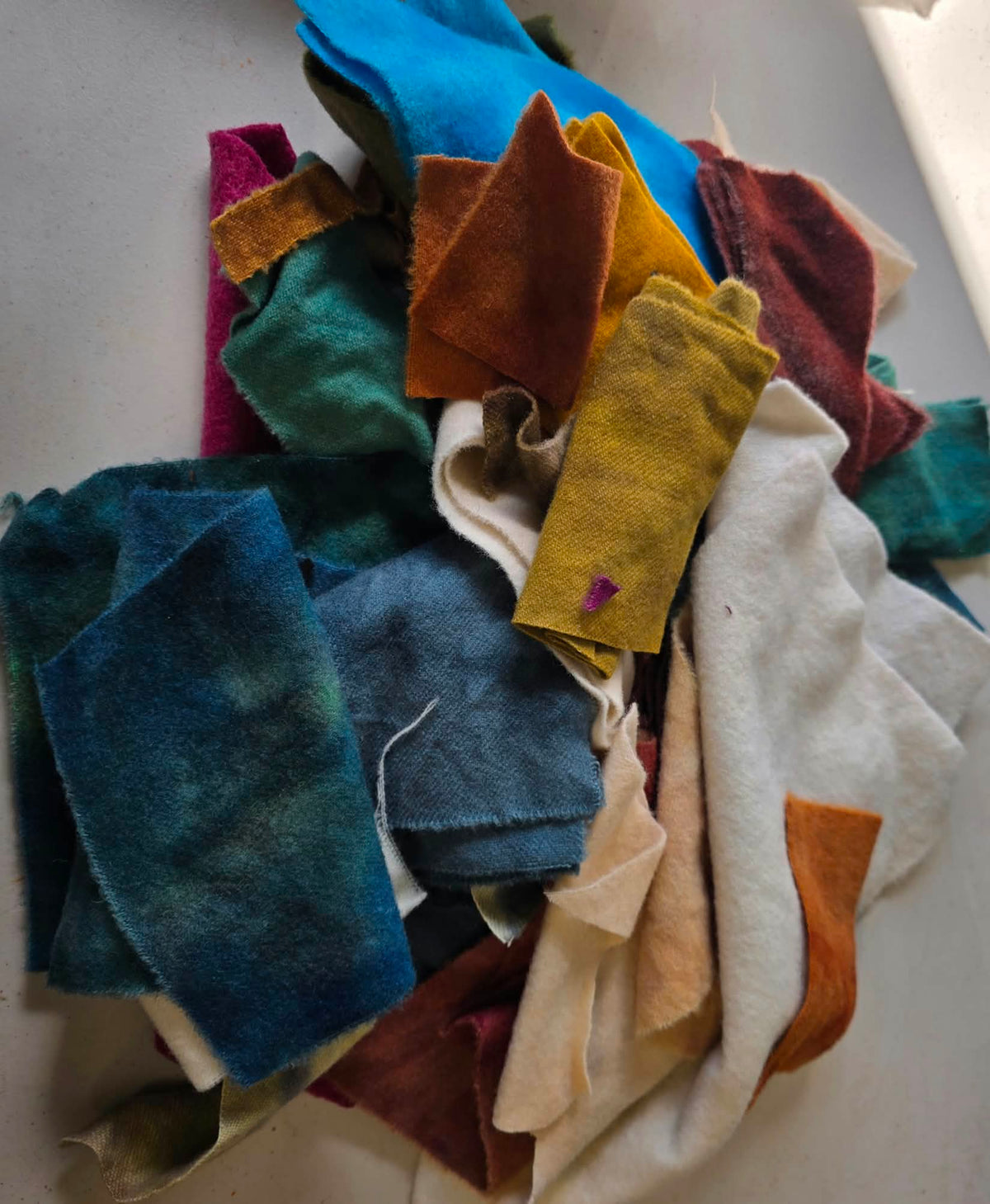 Hand Dyed Wool Grab Bag 1lb