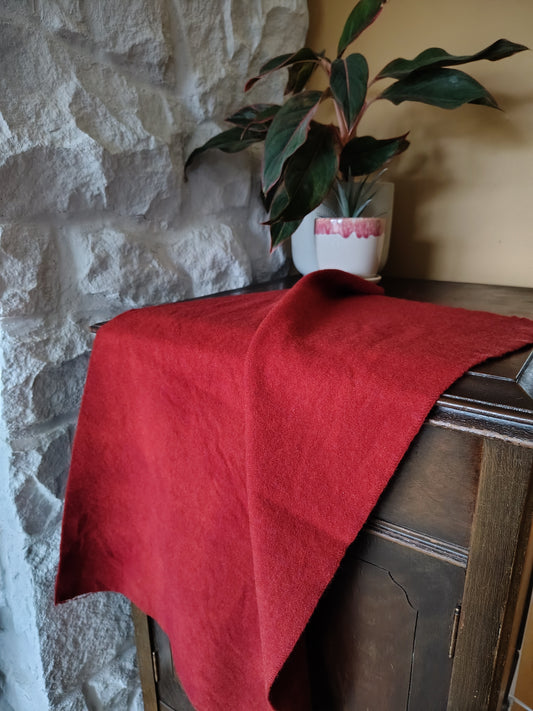 Hand Dyed Quarter Yard OC Burgundy