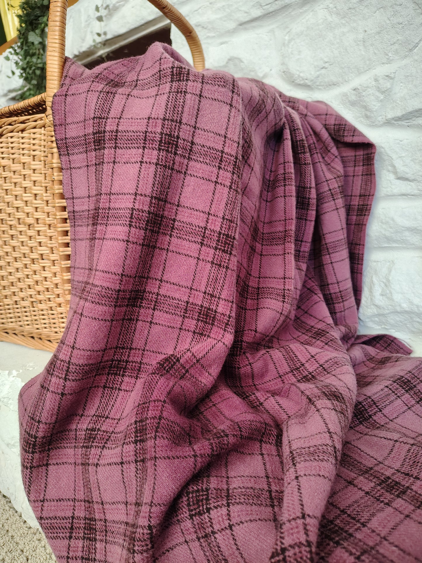 Plum Hand Dyed Wool Fat Sixteenth Bundle