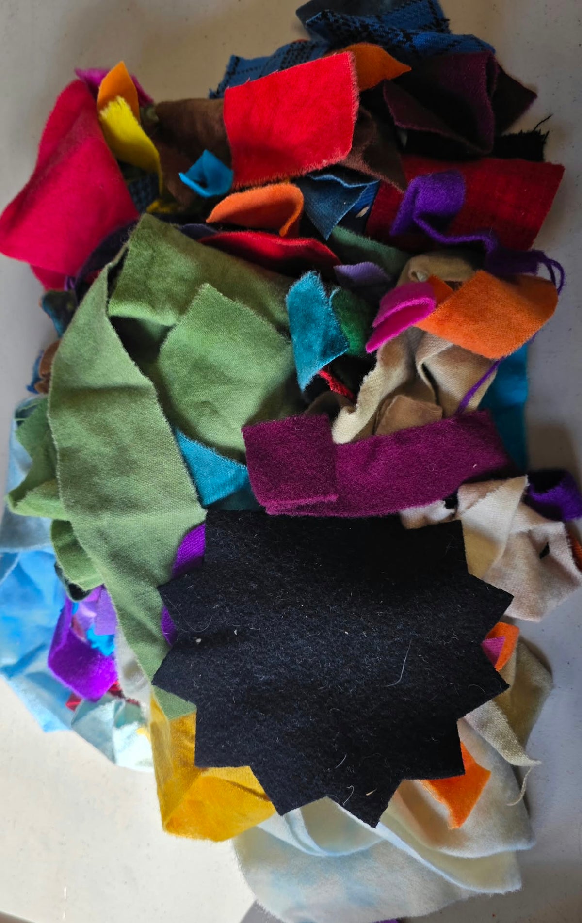 Hand Dyed Wool Grab Bag 1lb