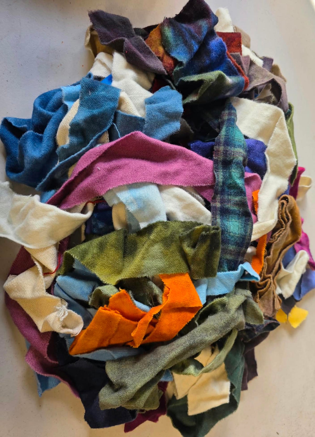 Hand Dyed Wool Grab Bag 1lb