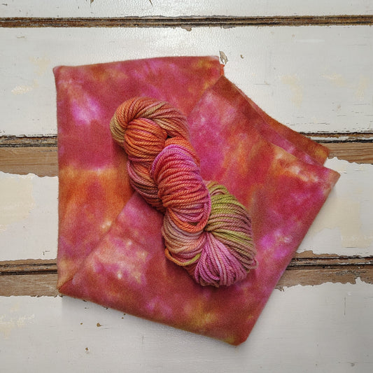 Citrus Splash Hand Dyed Wool Yarn