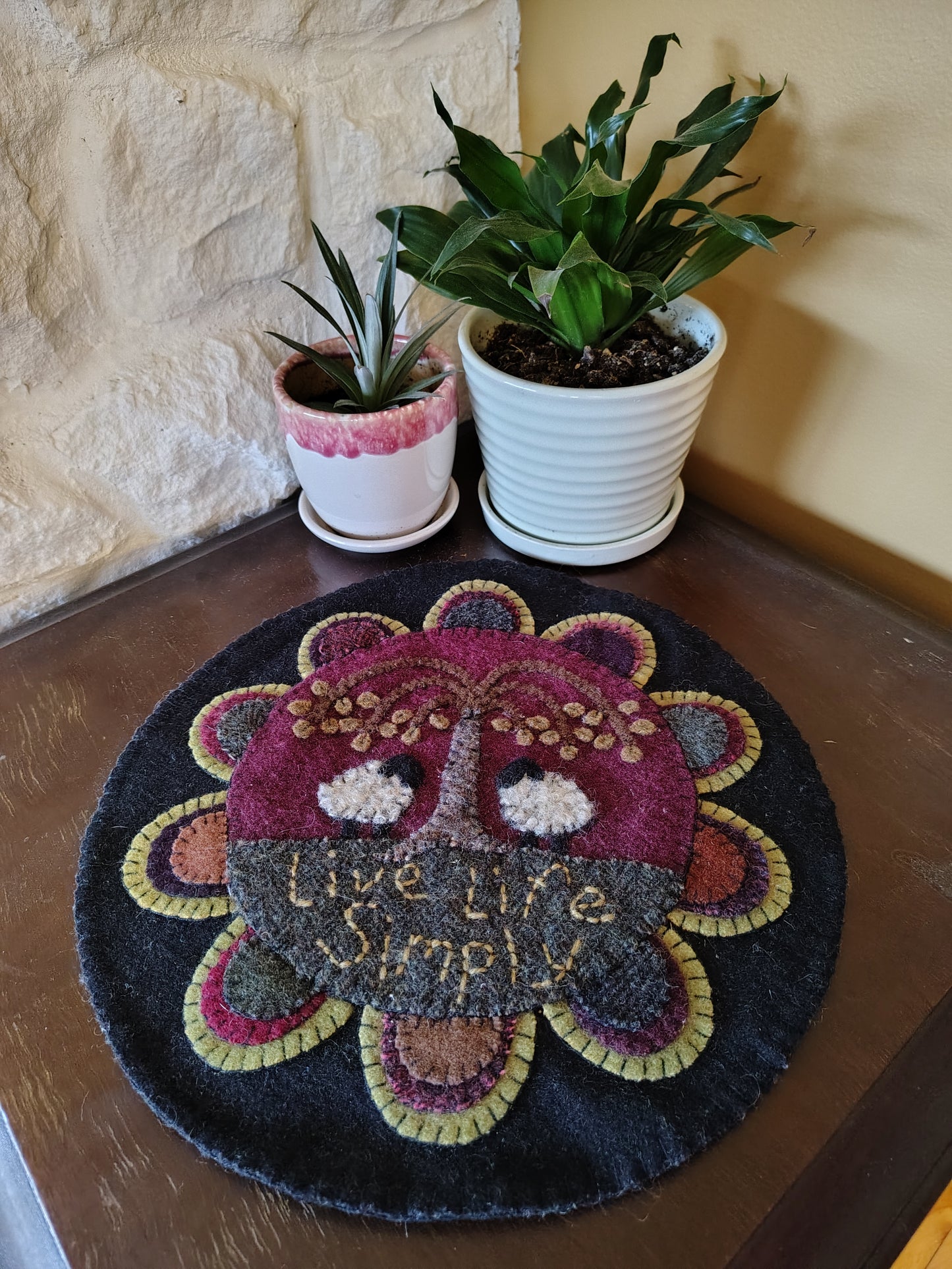 Primitive Mat - Completed Piece
