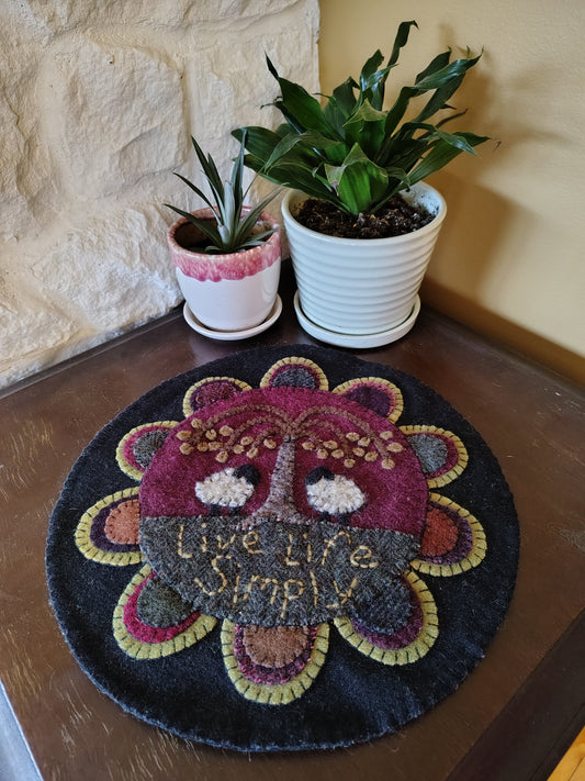 Primitive Mat - Completed Piece