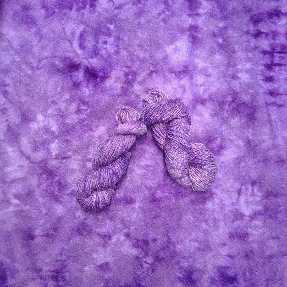Purple Hand Dyed Wool