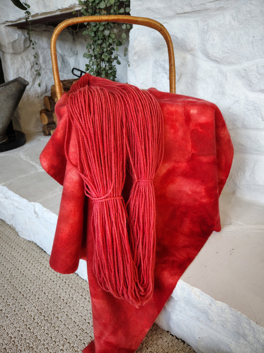 Paprika A Hand Dyed Wool