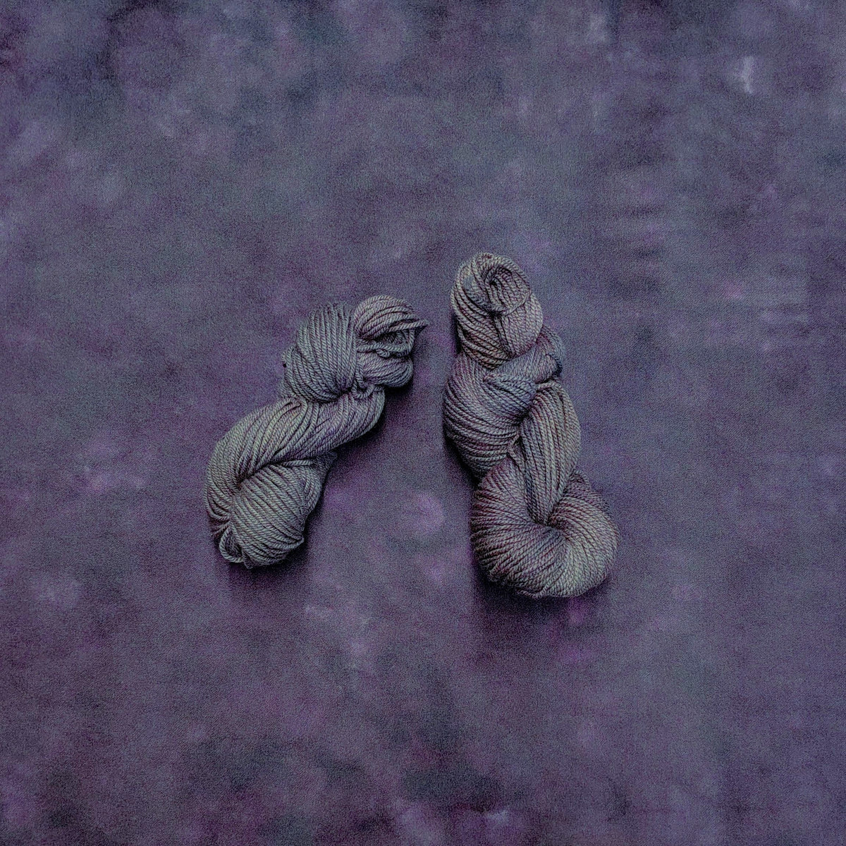 Dark Plum Hand Dyed Wool Yarn