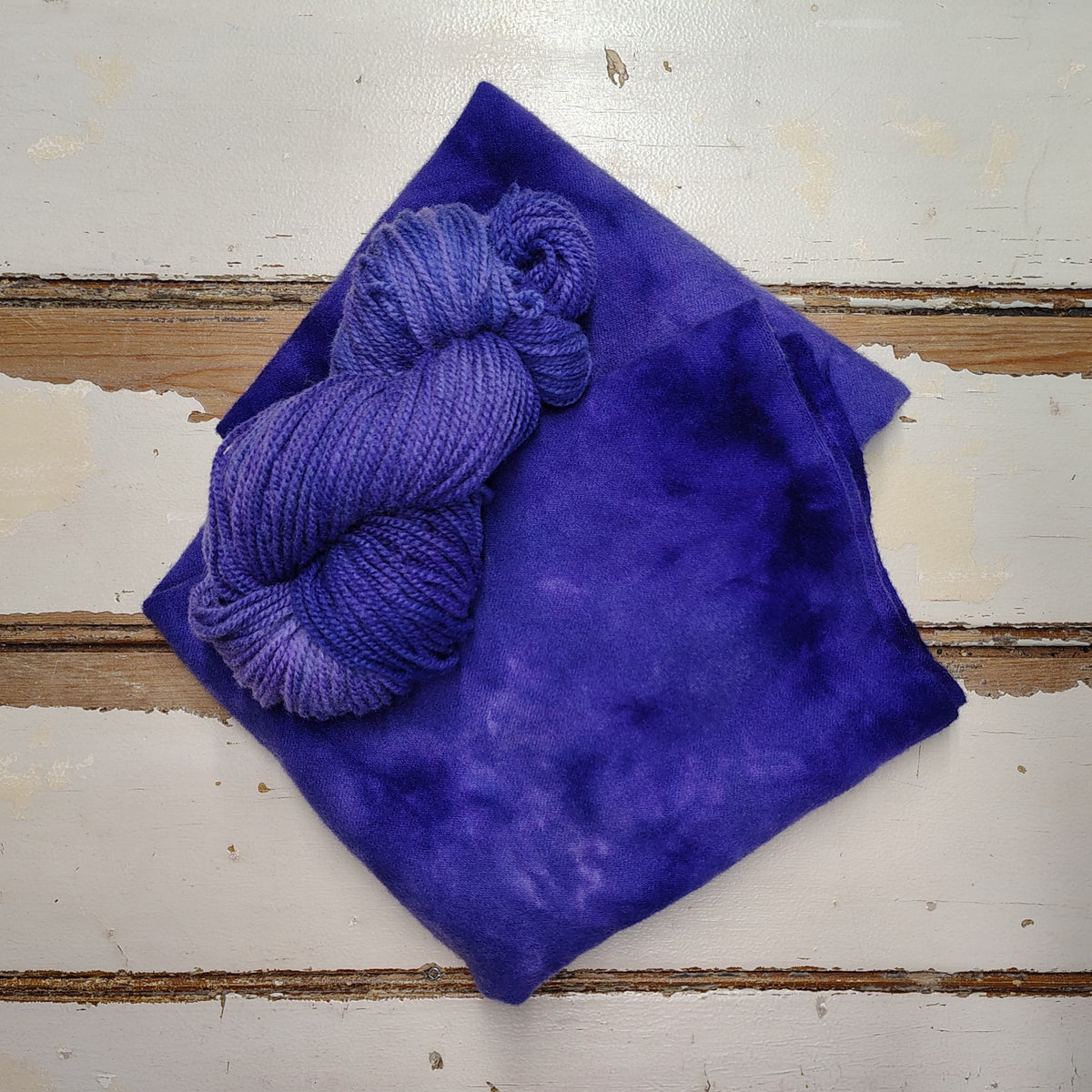 Bluebonnet Purple Hand Dyed Wool Yarn