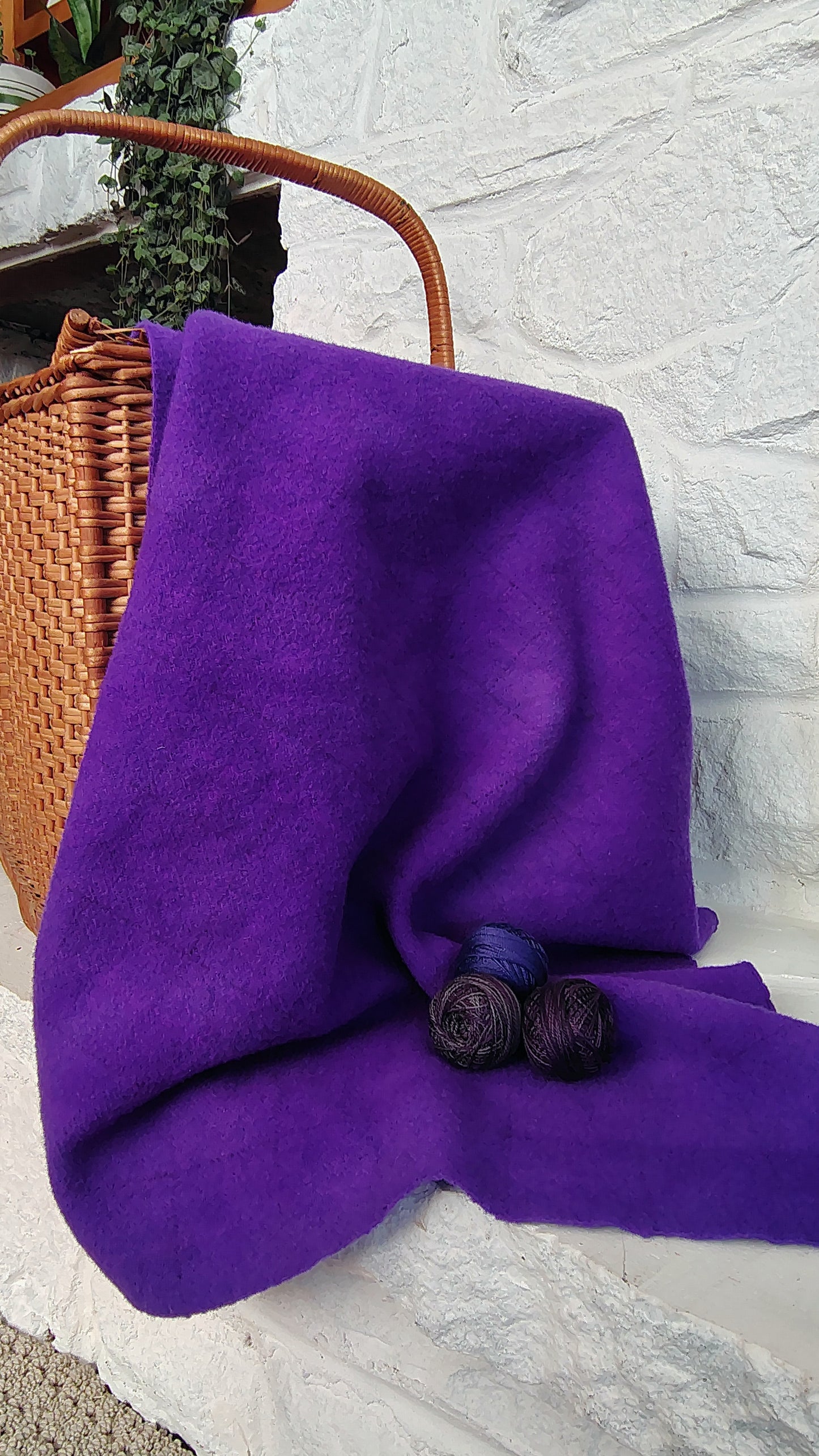Brilliant Violet Hand Dyed BP Wool (Wholesale)