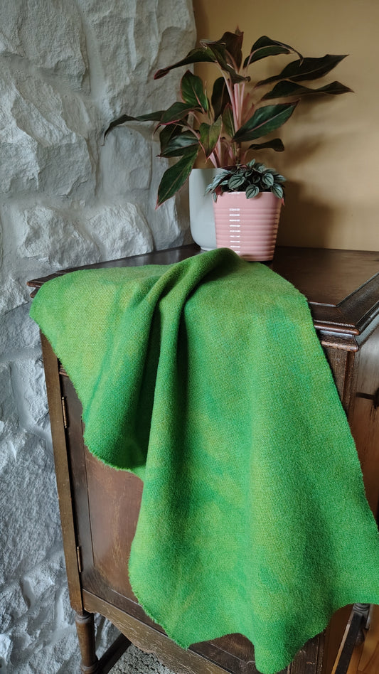 YF Green Hand Dyed Quarter Yard