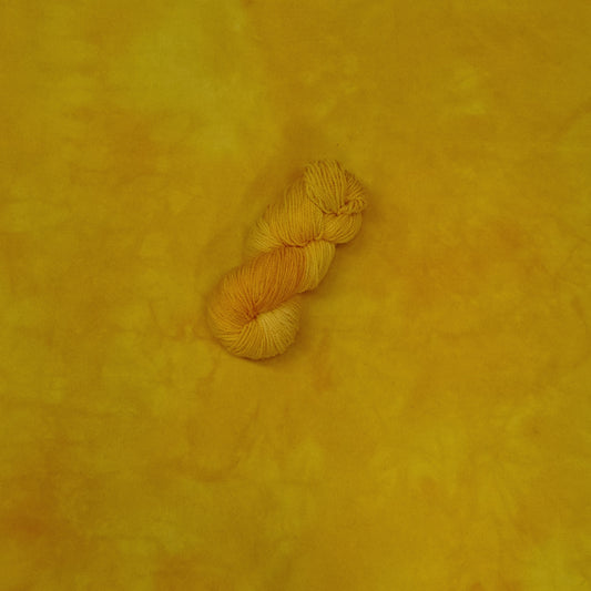 Saffron 01 M Hand Dyed Wool Yarn
