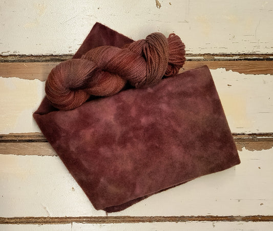 Ruddy Hand Dyed Wool Yarn