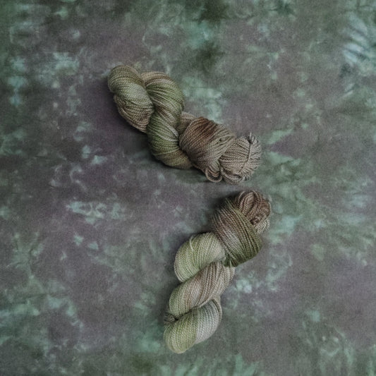 Kale Hand Dyed Wool Yarn