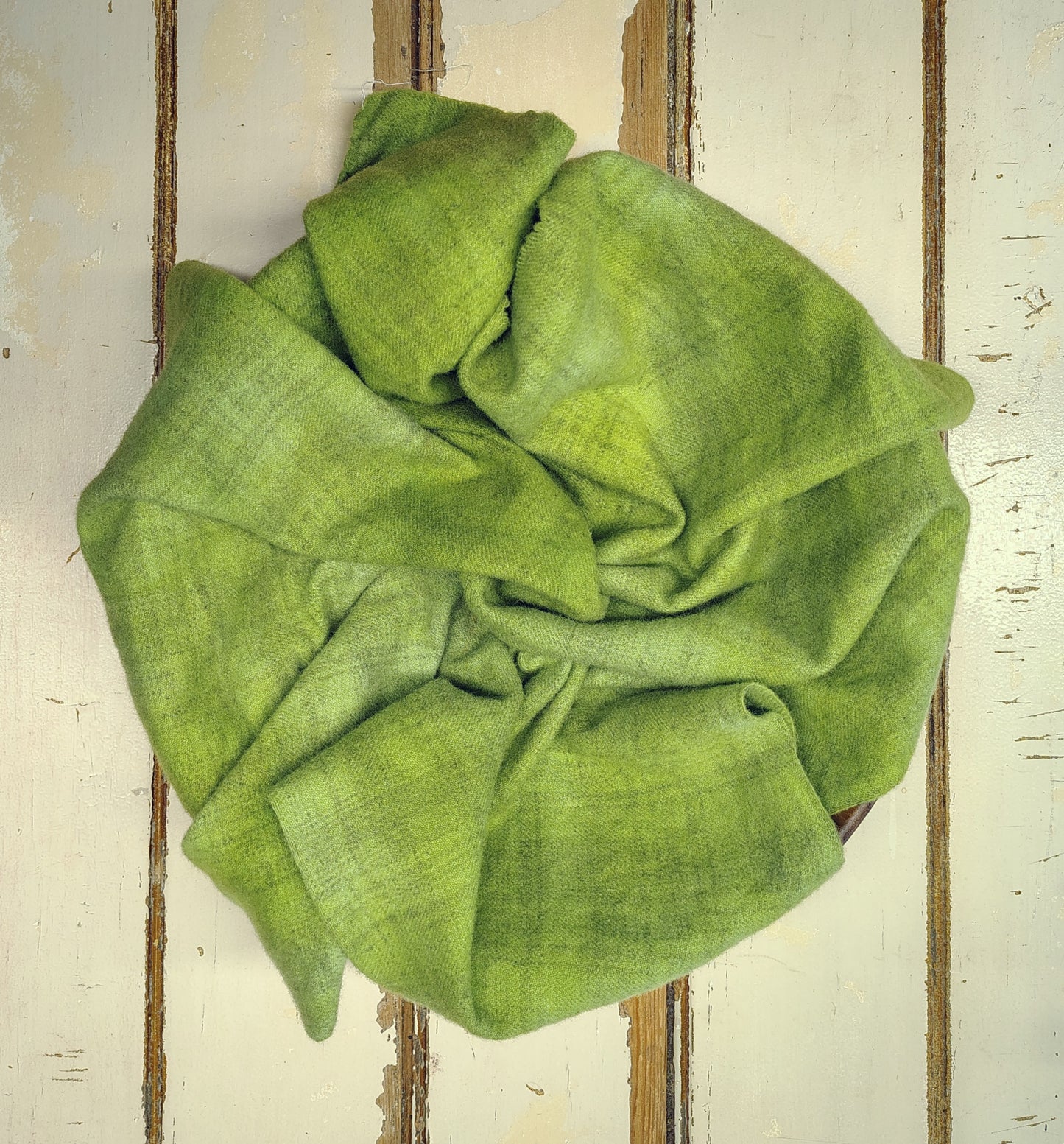 Avocado Hand Dyed Plaid Wool (Light) (Wholesale)