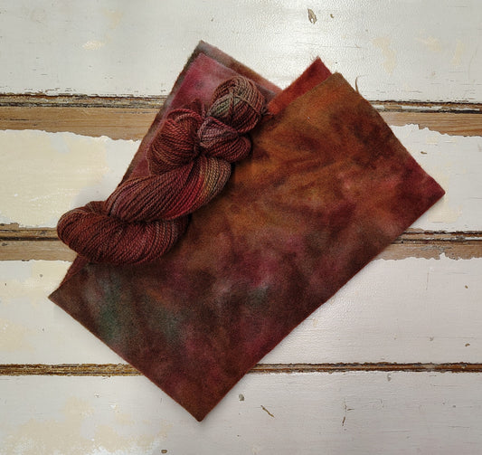 Autumn Silk Hand Dyed Wool Yarn