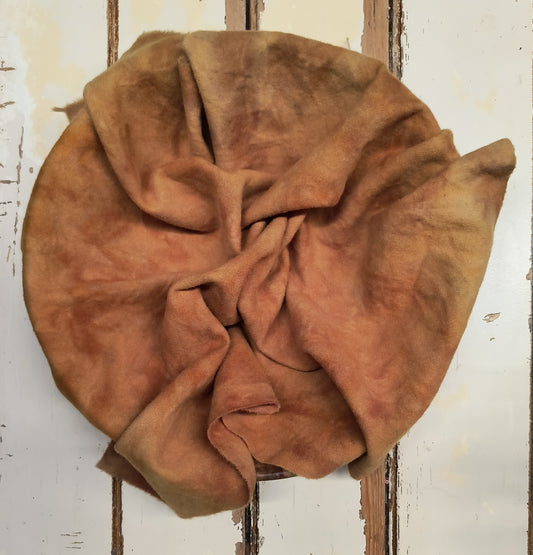 DARK AMBER Hand Dyed Wool