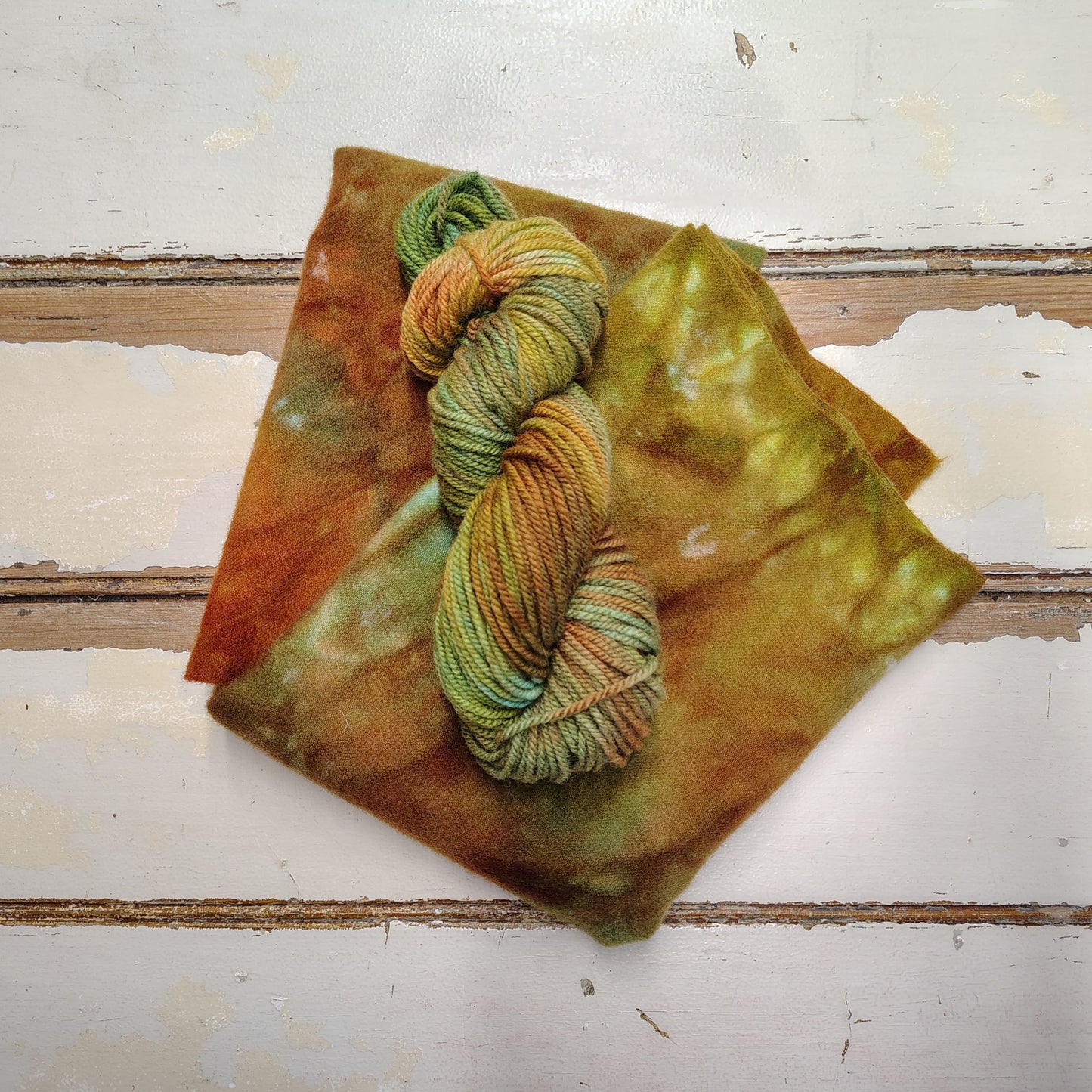 Pumpkin Patch Hand Dyed Wool Yarn