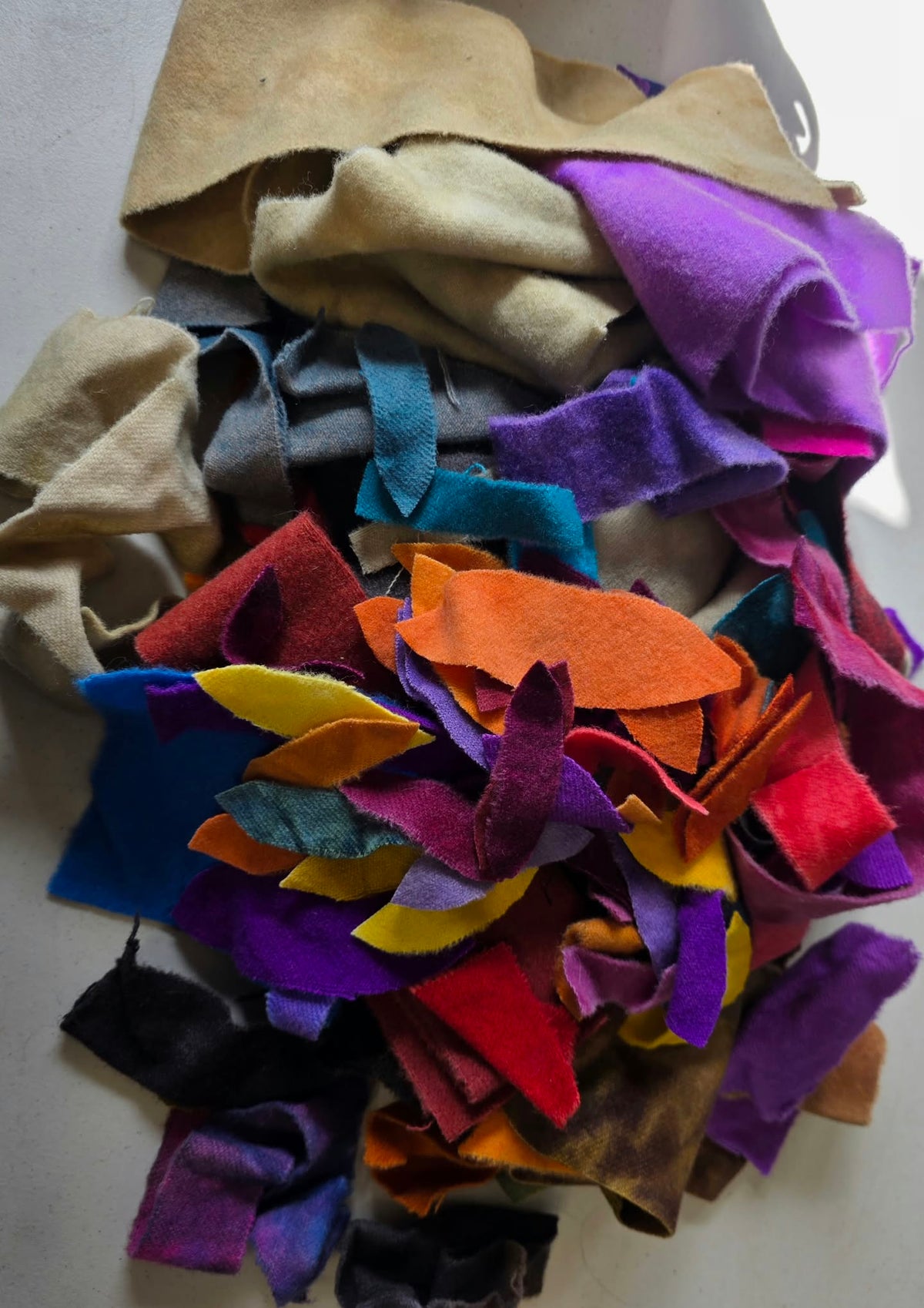 Hand Dyed Wool Grab Bag 1lb