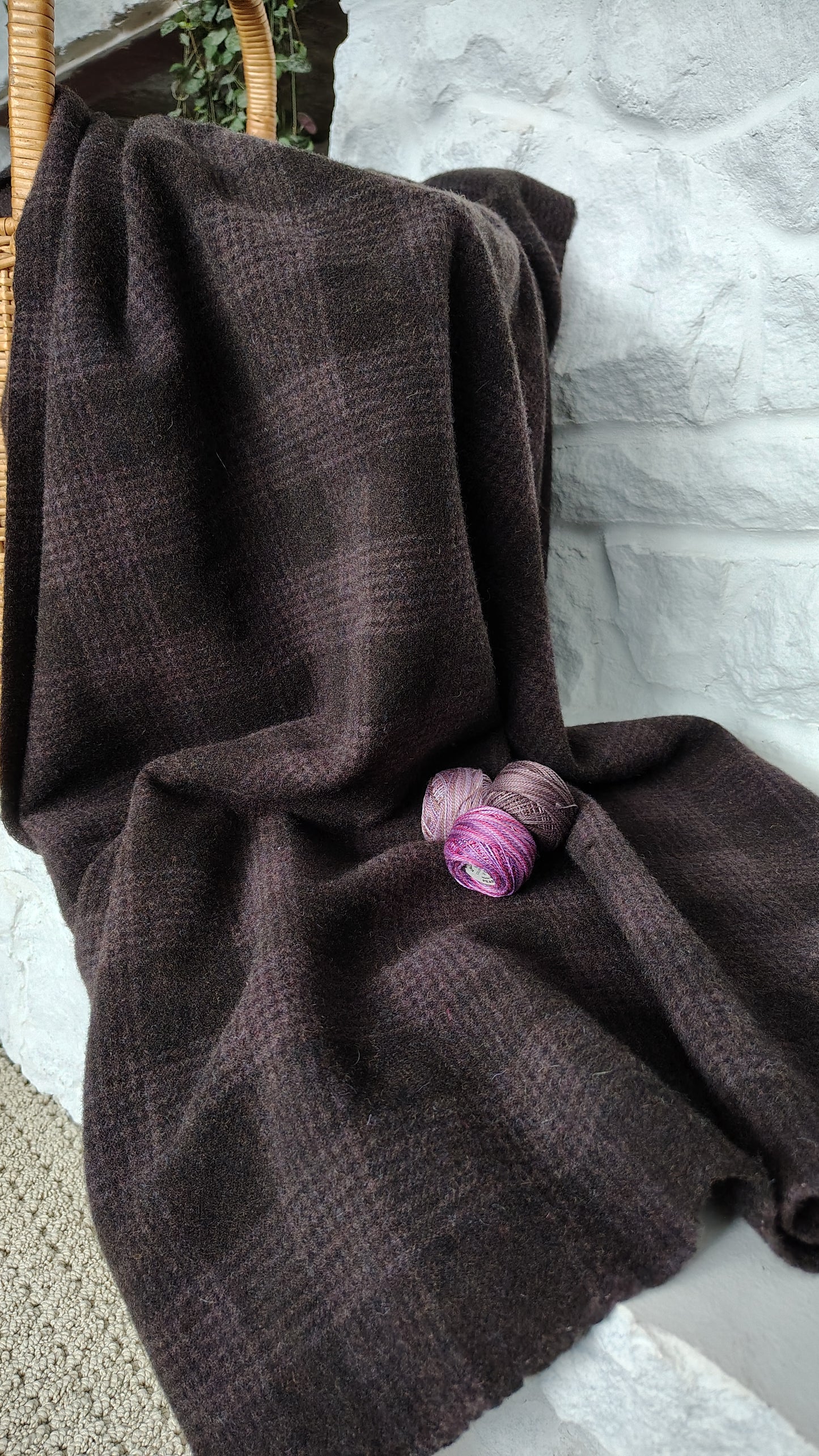Lilac Hand Dyed Wool Fat Sixteenth Bundle