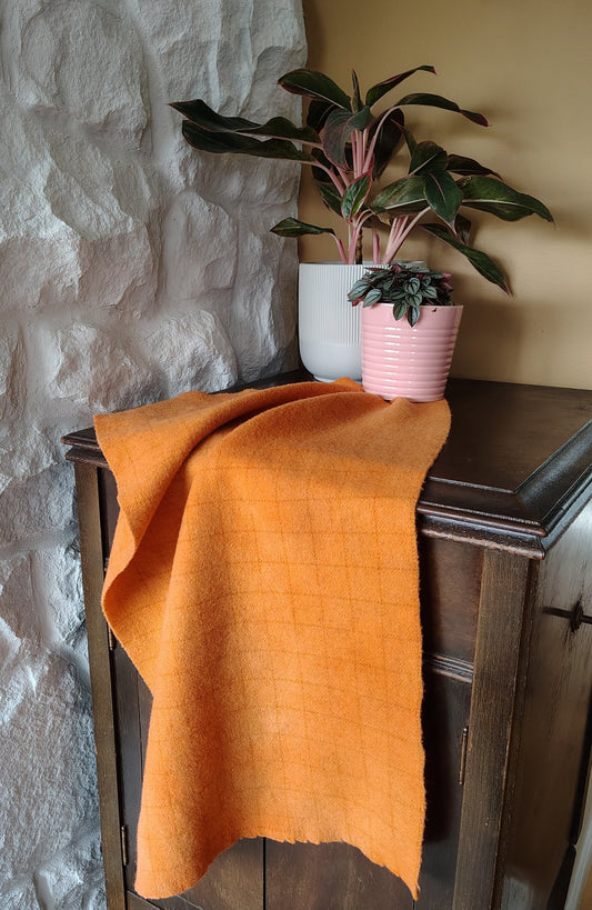 YWP Bright Orange Hand Dyed Quarter Yard