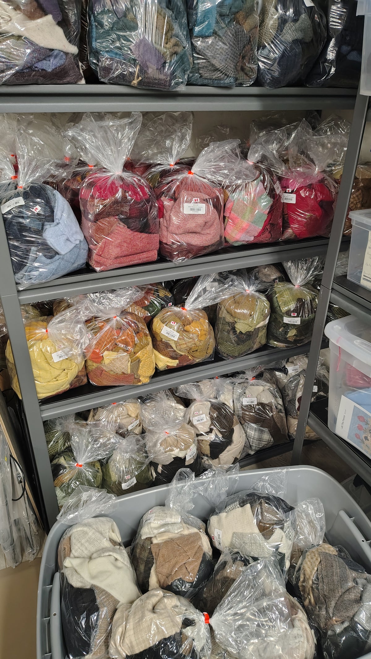 Hand Dyed Wool Grab Bag 1lb