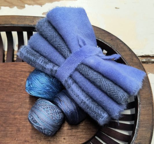 LAVENDER BUNDLE Hand Dyed Wool