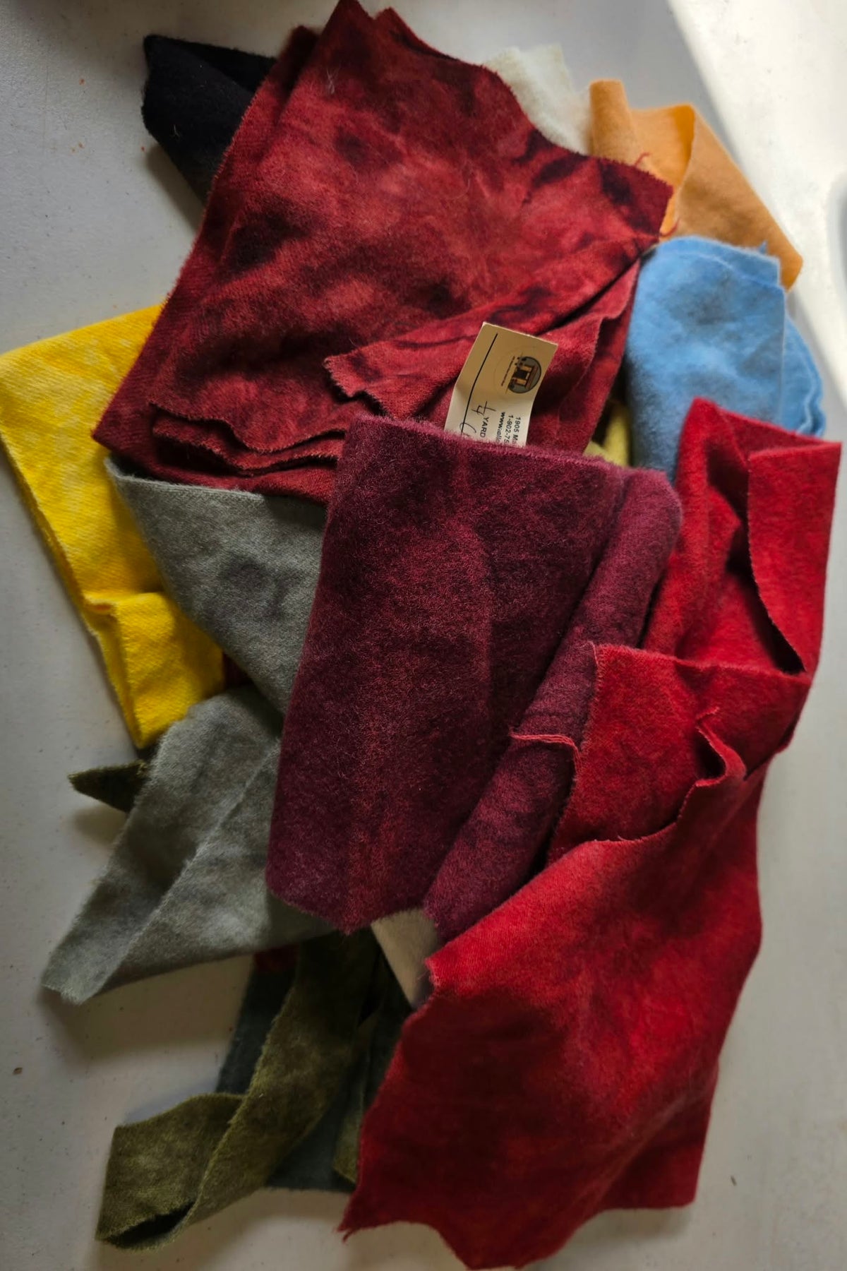 Hand Dyed Wool Grab Bag 1lb