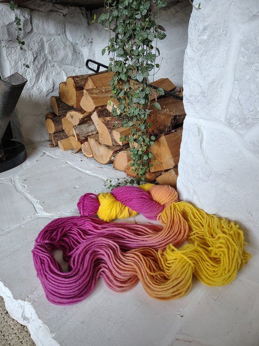 YM #17 | Hand Dyed Wool Yarn