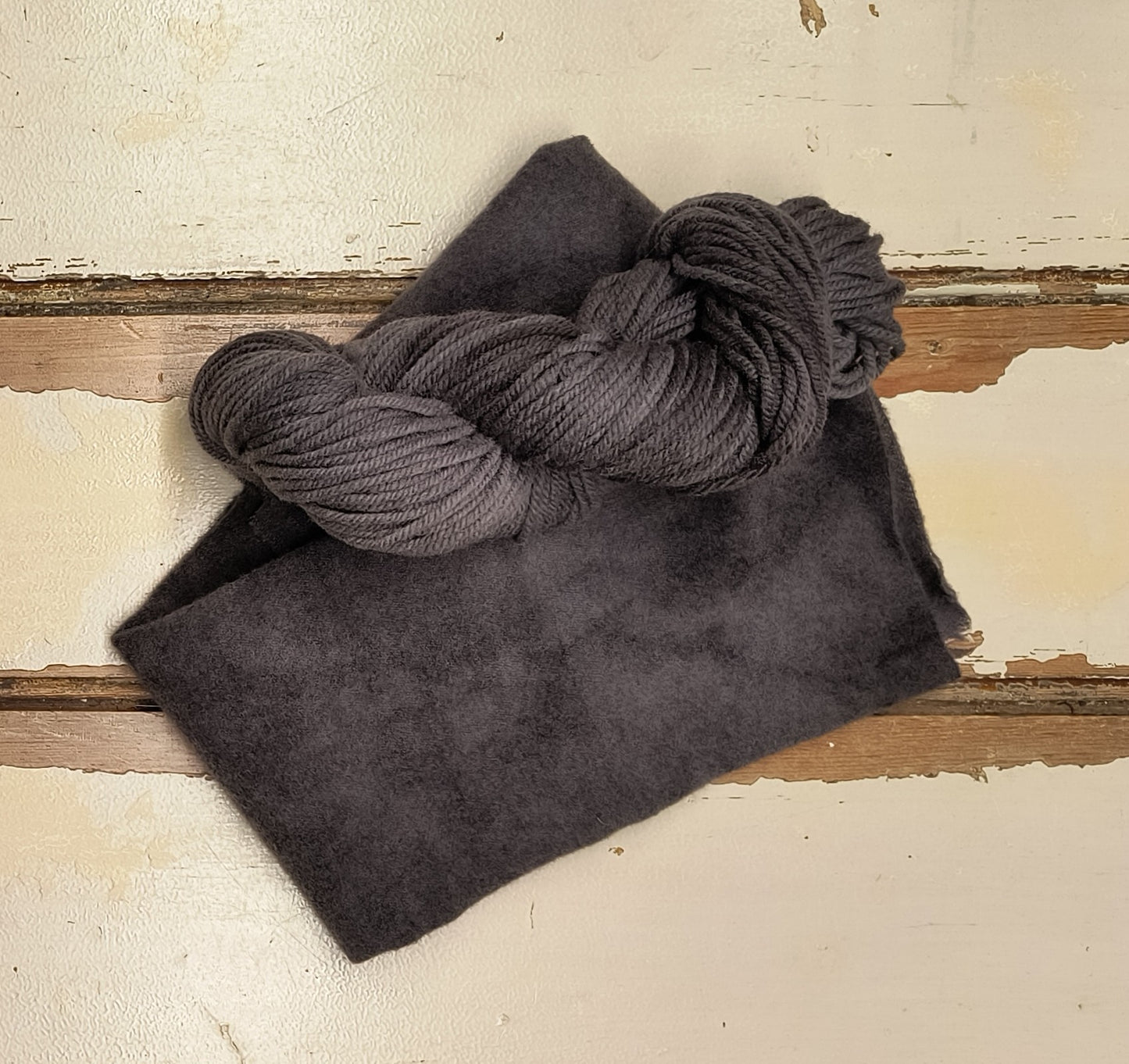 Dark Umber Hand Dyed Wool Yarn
