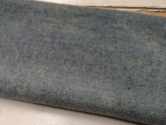 Herb Green Hand Dyed Herringbone Wool